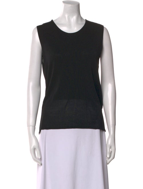 Max Mara Scoop Neck Sleeveless Top