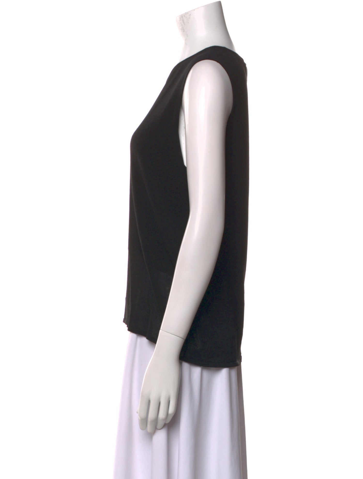 Max Mara Scoop Neck Sleeveless Top