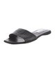 Max Mara Leather Slides