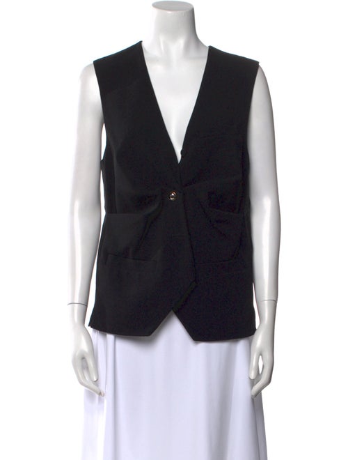 Max Mara V-Neck Sleeveless Top