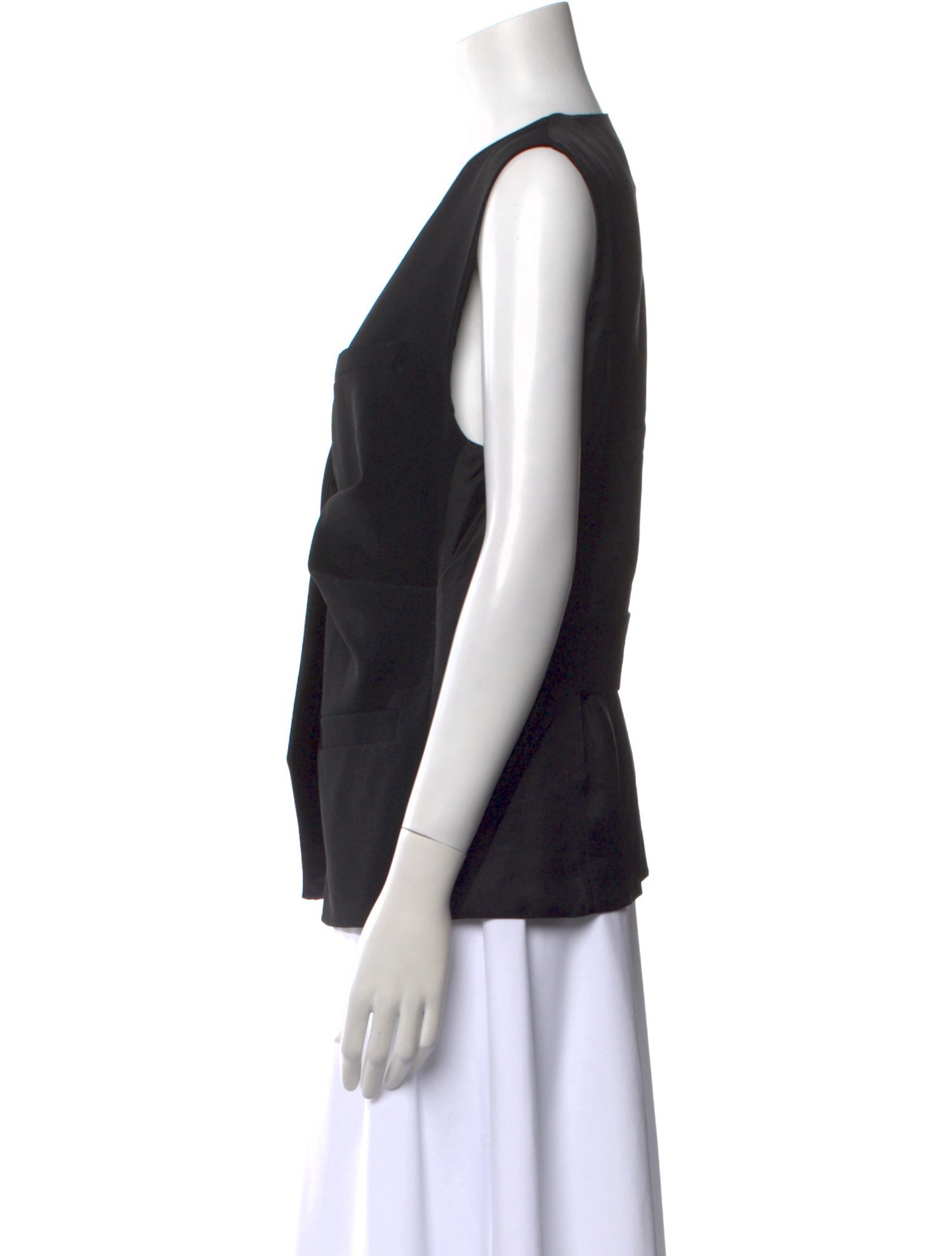 Max Mara V-Neck Sleeveless Top