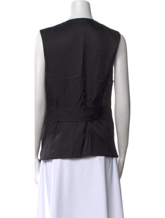 Max Mara V-Neck Sleeveless Top