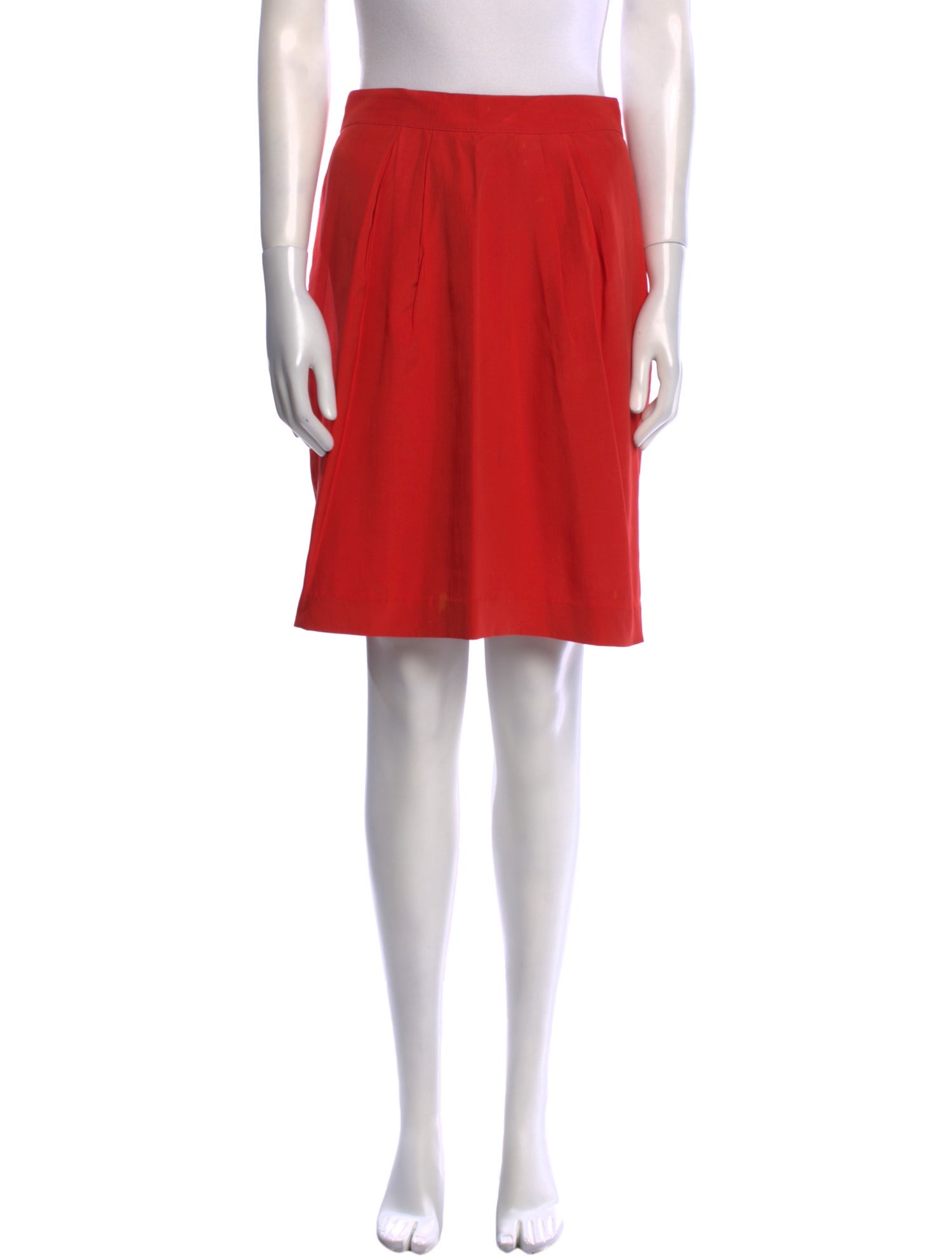 Max Mara Silk Knee-Length Skirt