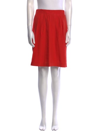 Max Mara Silk Knee-Length Skirt