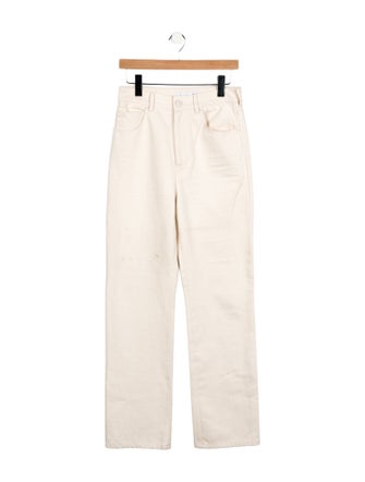 Max Mara High-Rise Straight Leg Jeans