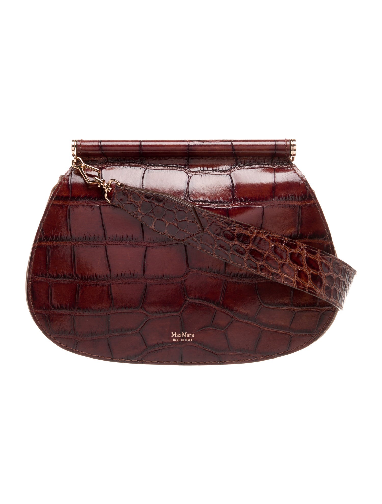 Max Mara Leather Evening Bag