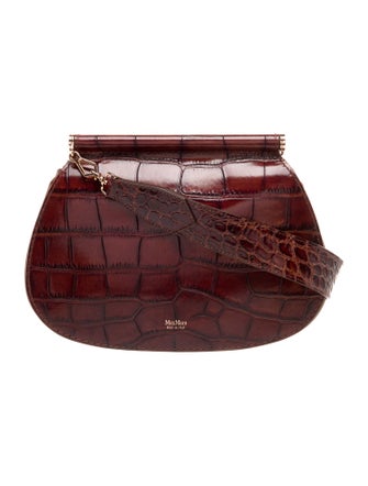Max Mara Leather Evening Bag