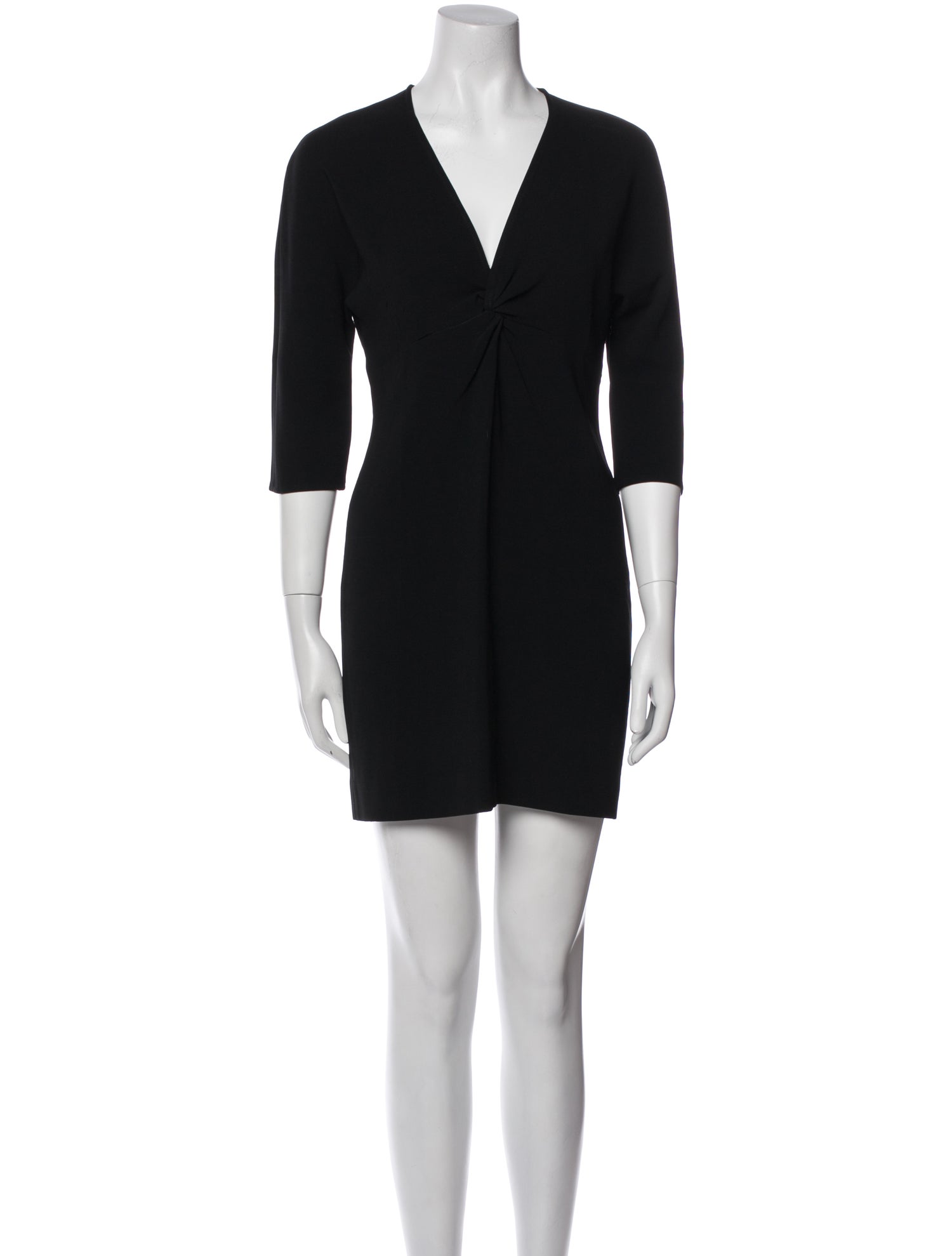 Max Mara V-Neck Mini Dress