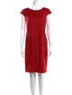 Max Mara Bateau Neckline Knee-Length Dress