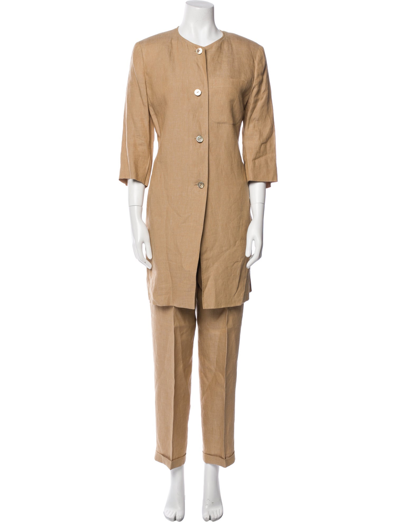 Max Mara Linen Pant Set