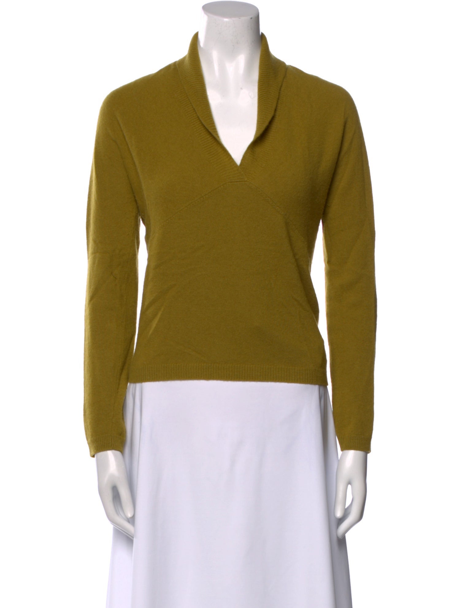 Max Mara Virgin Wool V-Neck Sweater