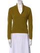 Max Mara Virgin Wool V-Neck Sweater