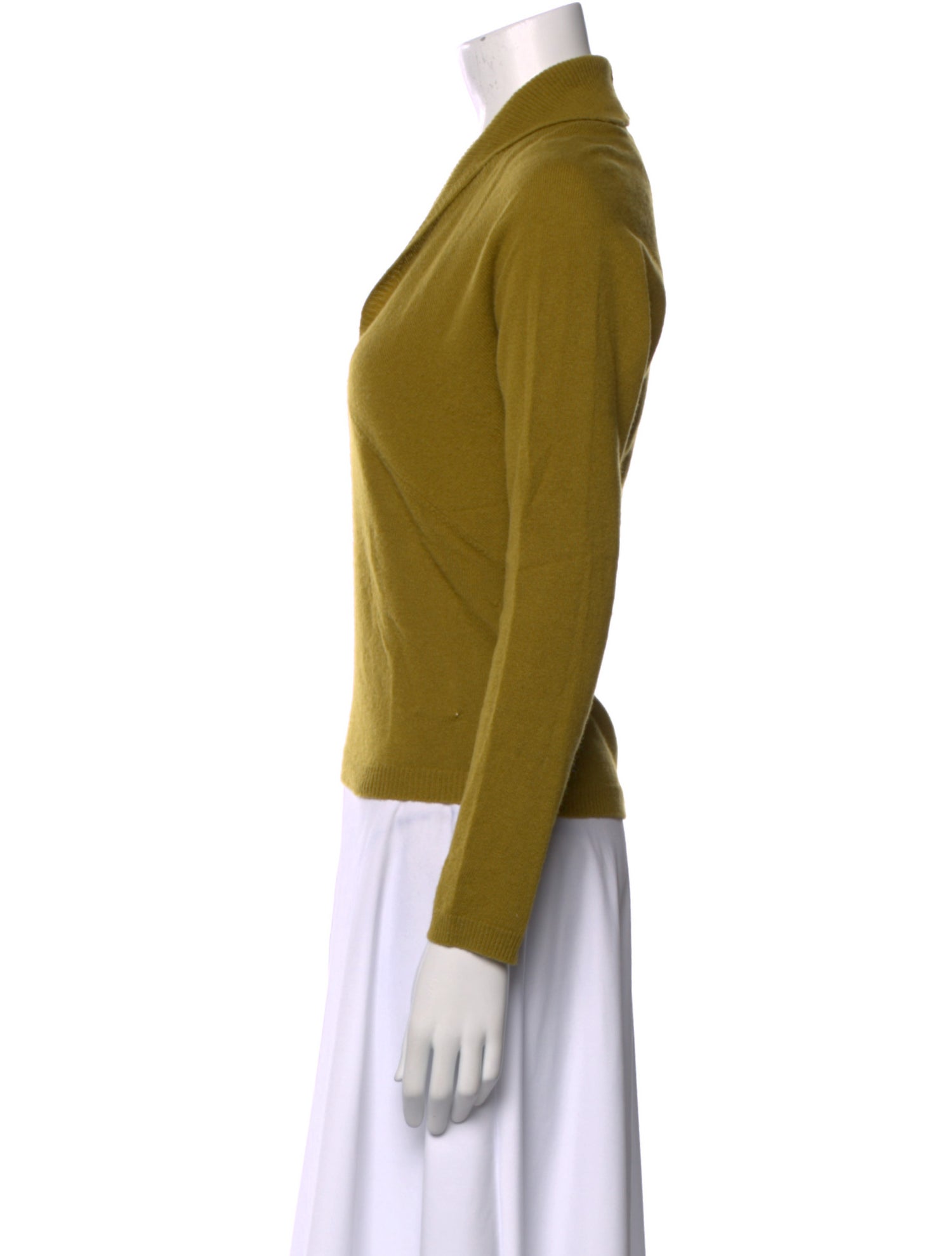 Max Mara Virgin Wool V-Neck Sweater