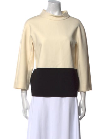 Max Mara Virgin Wool Cowl Neck Sweatshirt