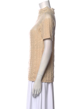 Max Mara Virgin Wool Mock Neck Sweatshirt
