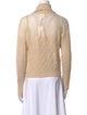 Max Mara Virgin Wool Open Front Sweater