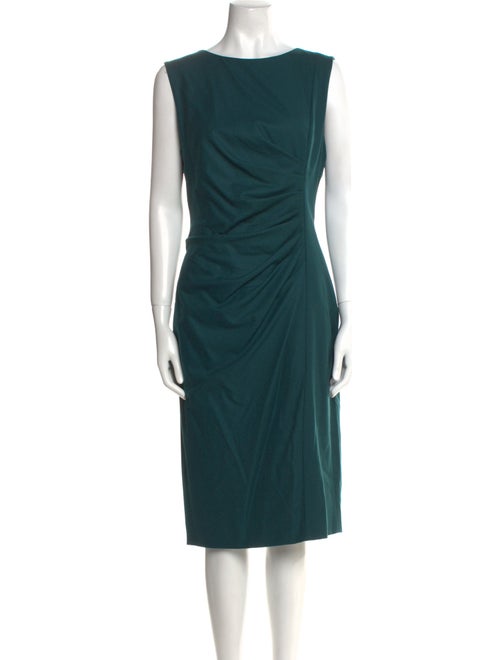 Max Mara Virgin Wool Midi Length Dress