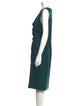Max Mara Virgin Wool Midi Length Dress