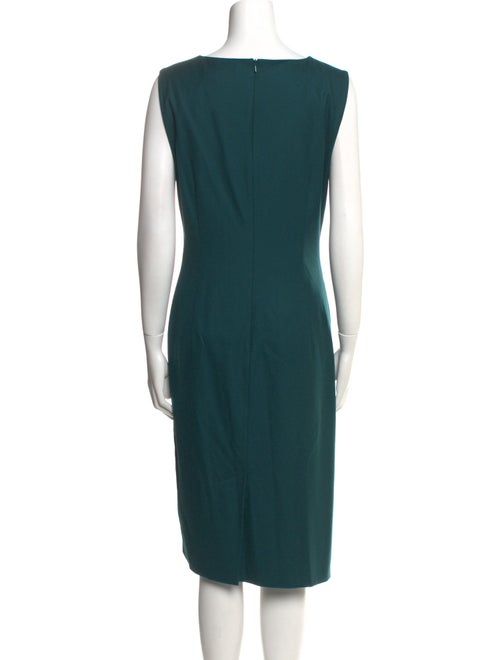 Max Mara Virgin Wool Midi Length Dress