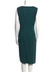 Max Mara Virgin Wool Midi Length Dress