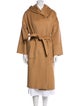 Max Mara Camel Hair Faux Fur Coat