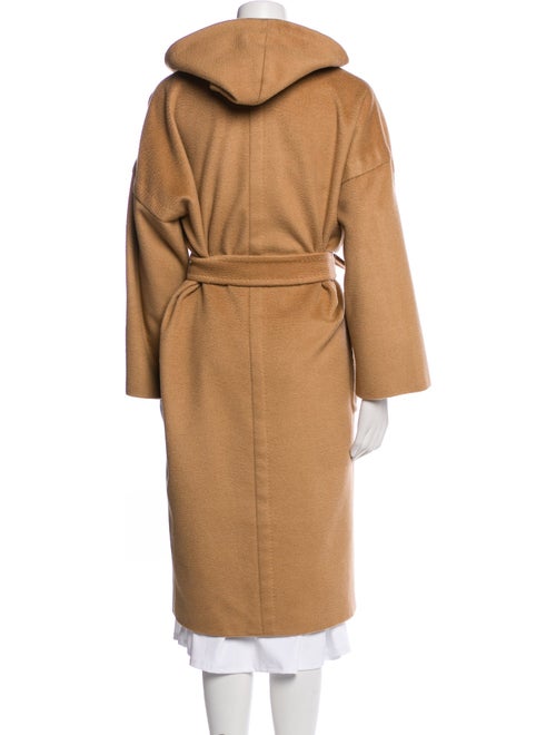 Max Mara Camel Hair Faux Fur Coat