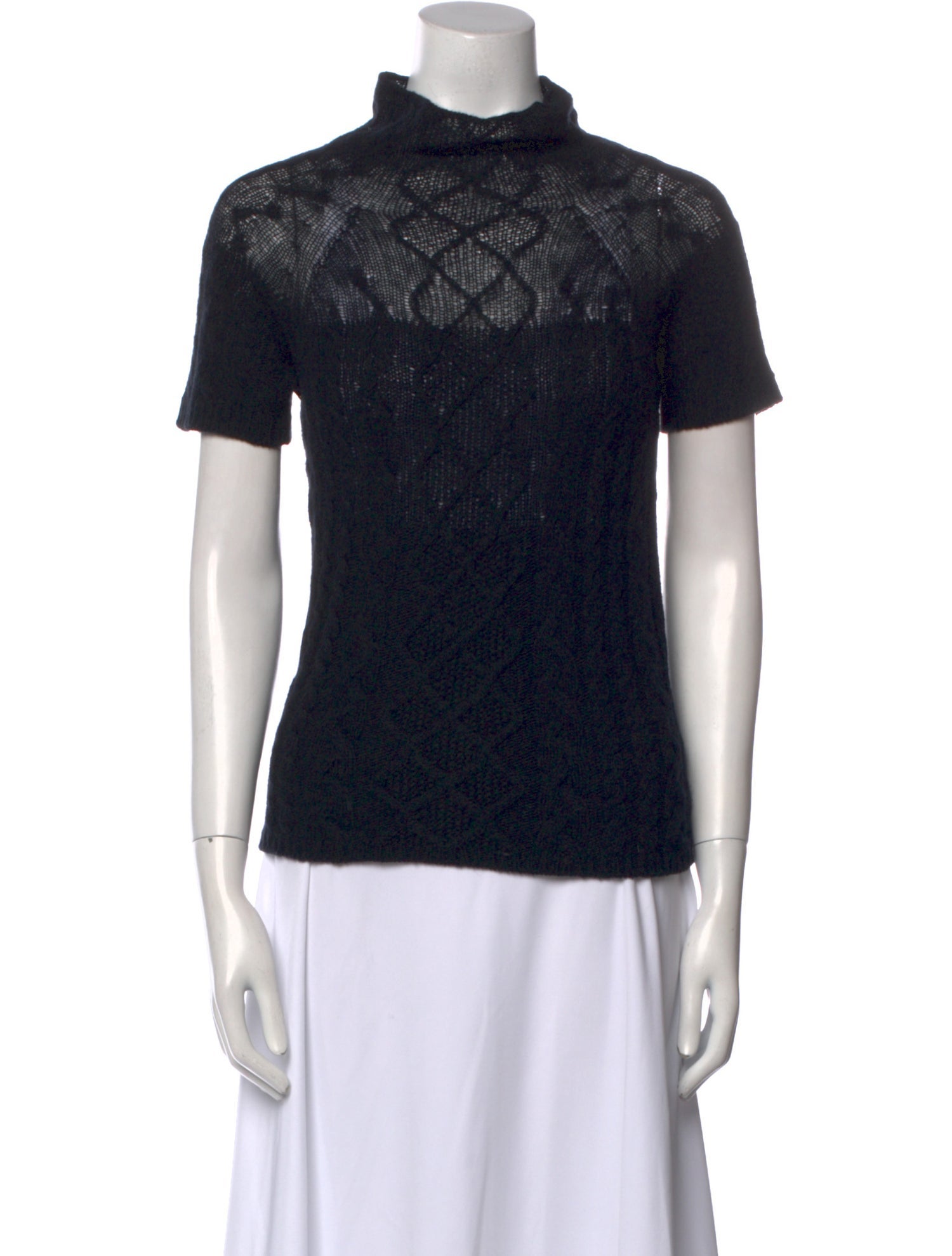 Max Mara Virgin Wool Turtleneck Sweater