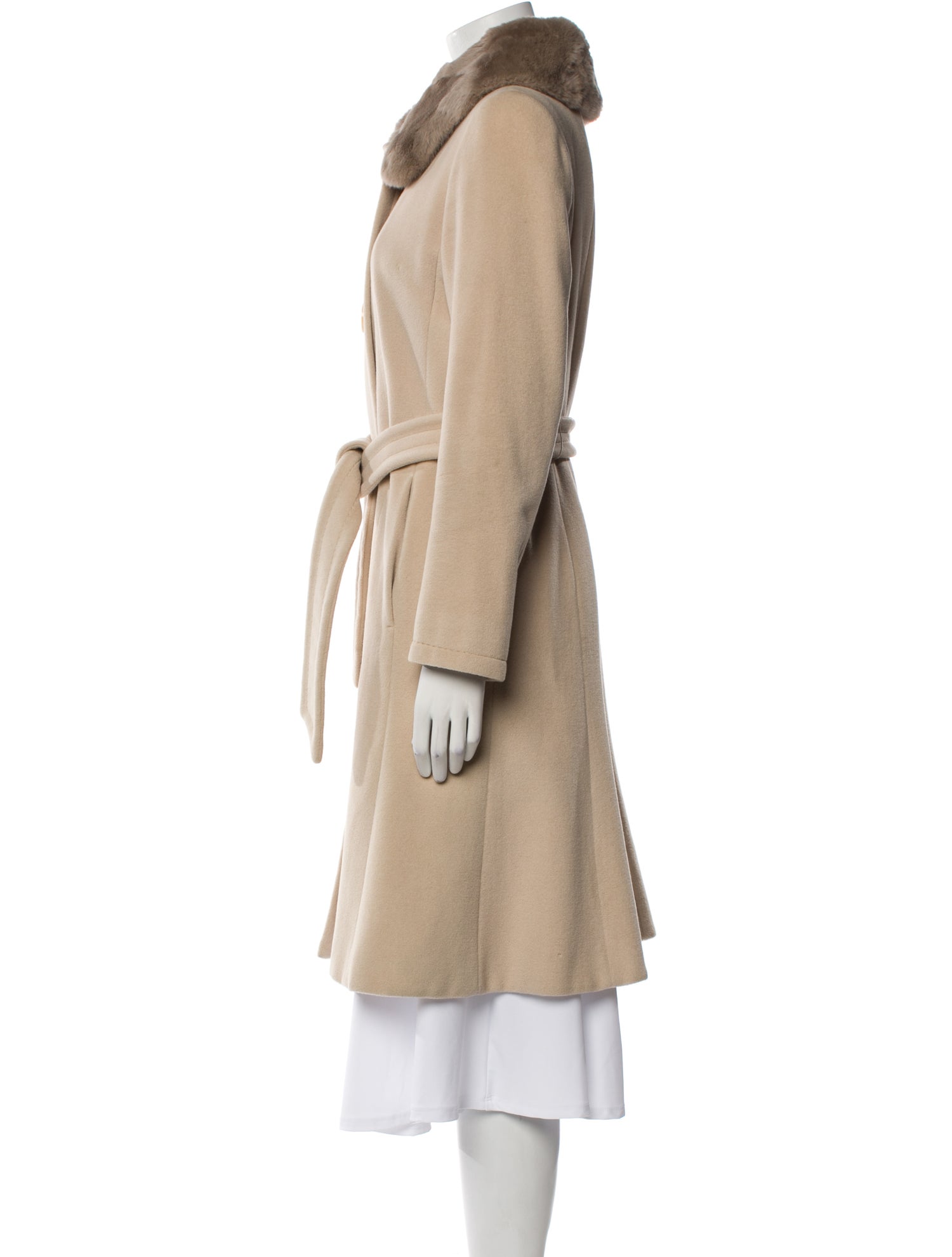 Max Mara Virgin Wool Trench Coat