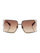 Max Mara Oversize Gradient Sunglasses