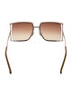 Max Mara Oversize Gradient Sunglasses