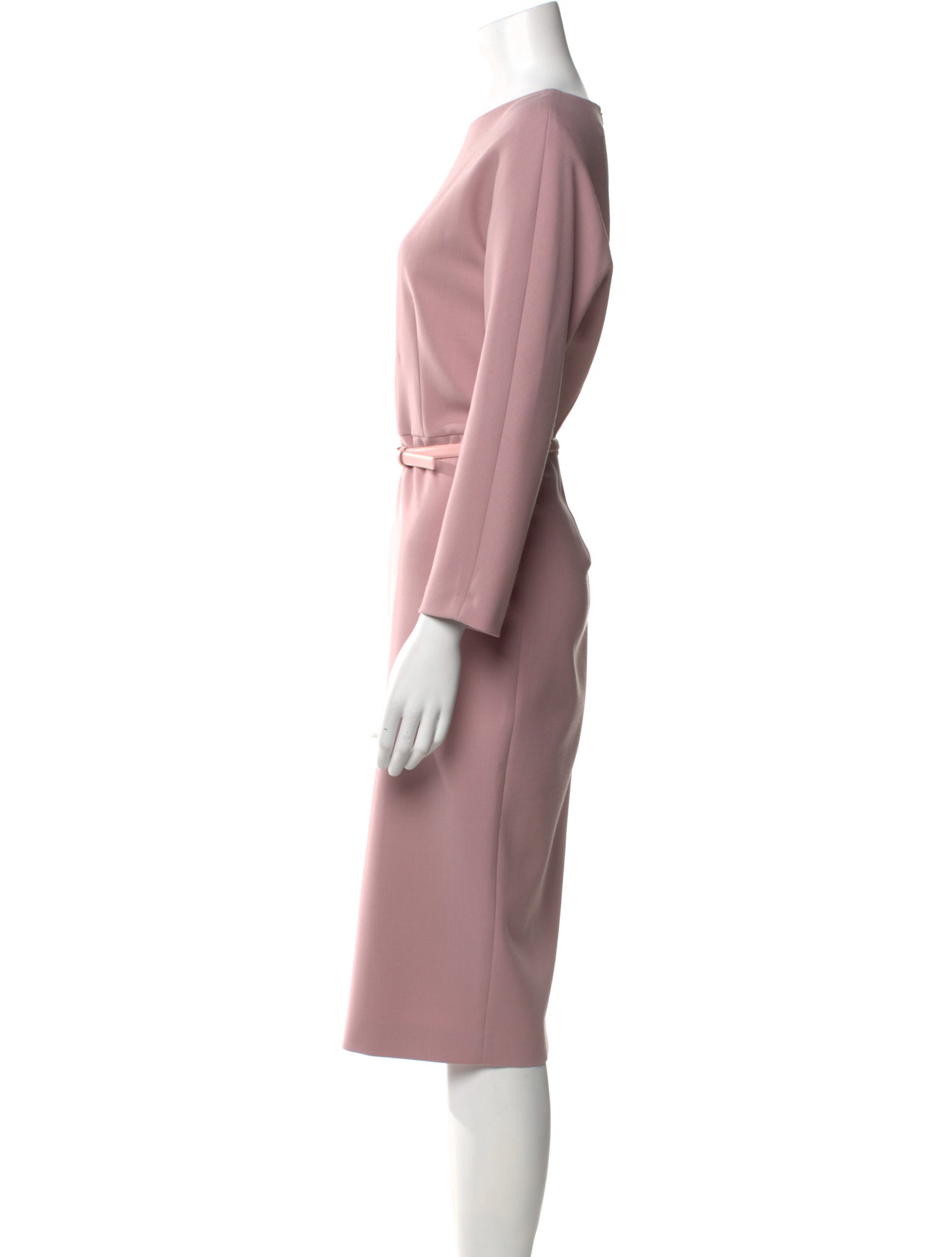 Max Mara Virgin Wool Midi Length Dress