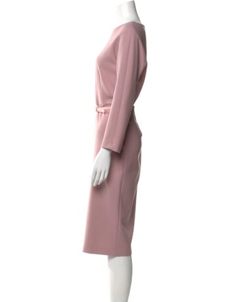 Max Mara Virgin Wool Midi Length Dress