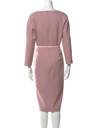 Max Mara Virgin Wool Midi Length Dress