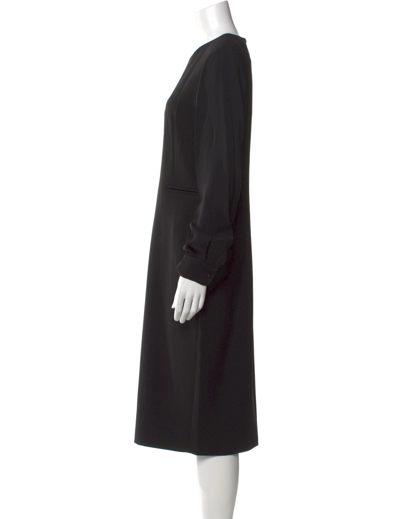 Max Mara Virgin Wool Midi Length Dress