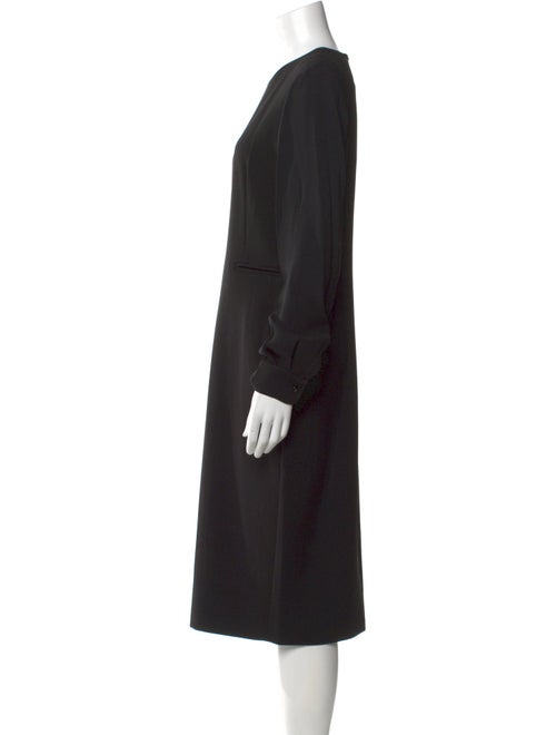 Max Mara Virgin Wool Midi Length Dress