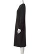 Max Mara Virgin Wool Midi Length Dress