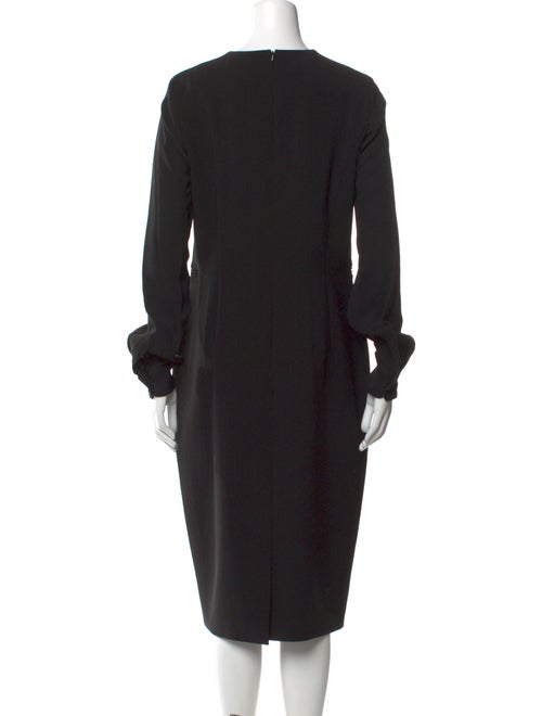 Max Mara Virgin Wool Midi Length Dress