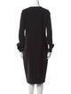 Max Mara Virgin Wool Midi Length Dress