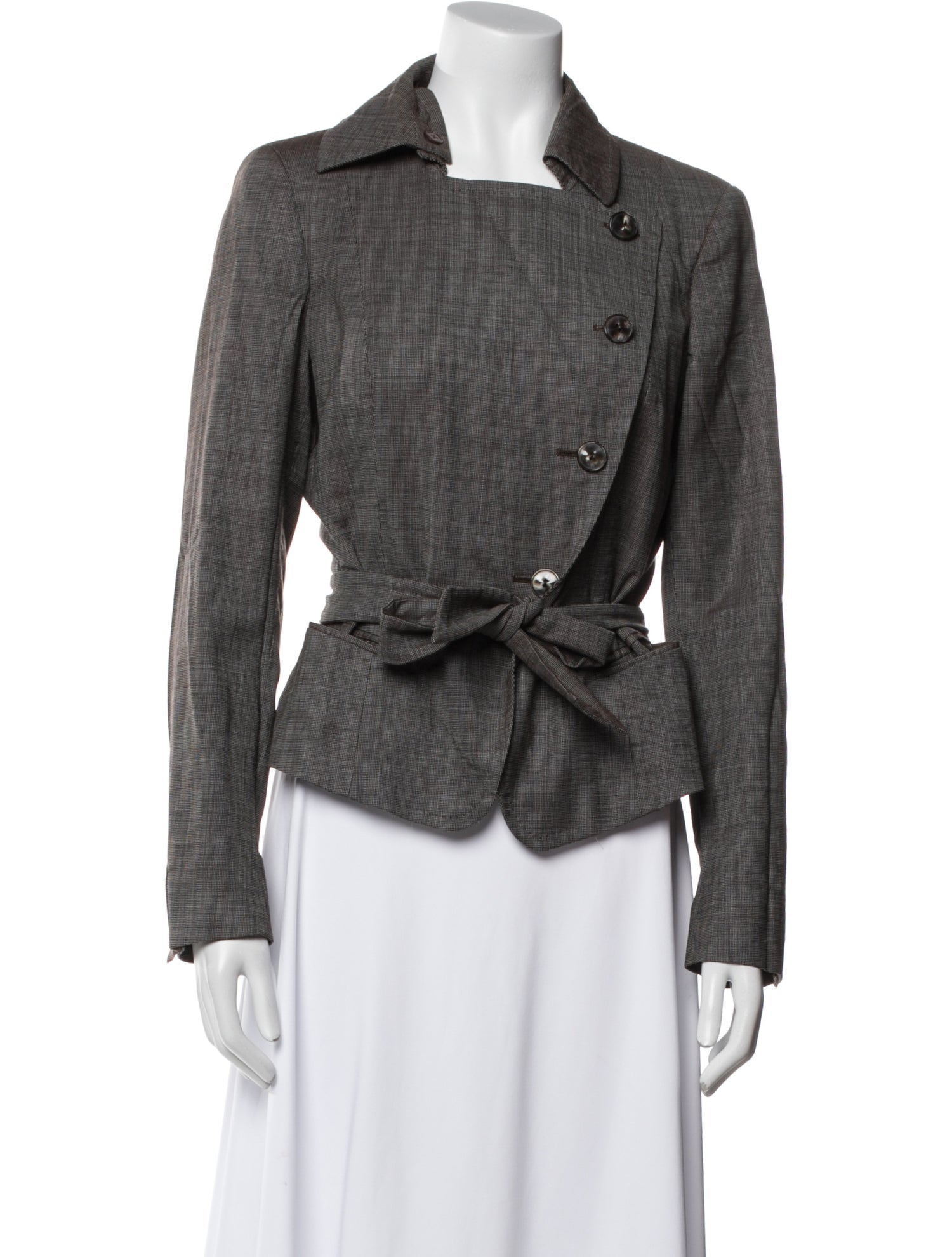 Max Mara Virgin Wool Biker Jacket