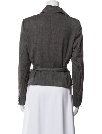Max Mara Virgin Wool Biker Jacket