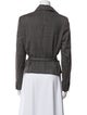 Max Mara Virgin Wool Biker Jacket