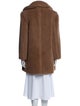 Max Mara Camel Hair Faux Fur Coat