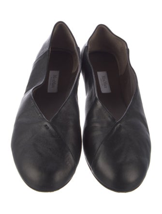 Max Mara Leather Flats