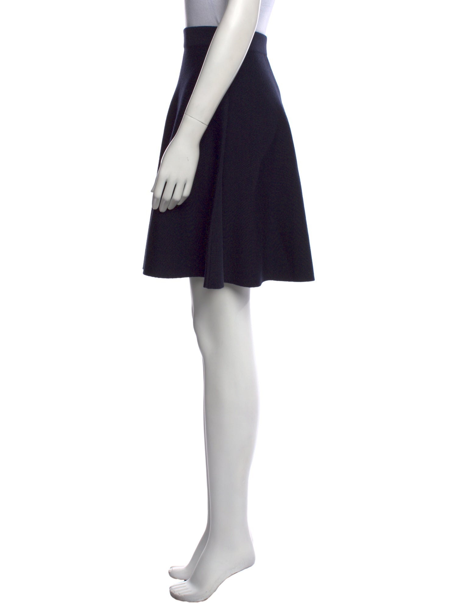 Max Mara Virgin Wool Knee-Length Skirt