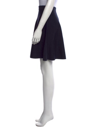 Max Mara Virgin Wool Knee-Length Skirt