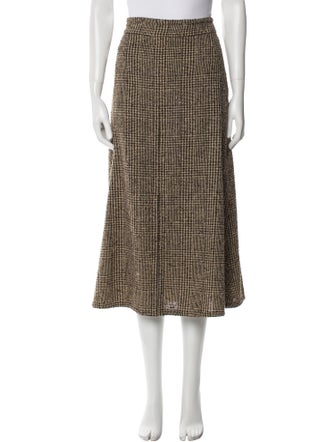 Max Mara Wool Midi Length Skirt
