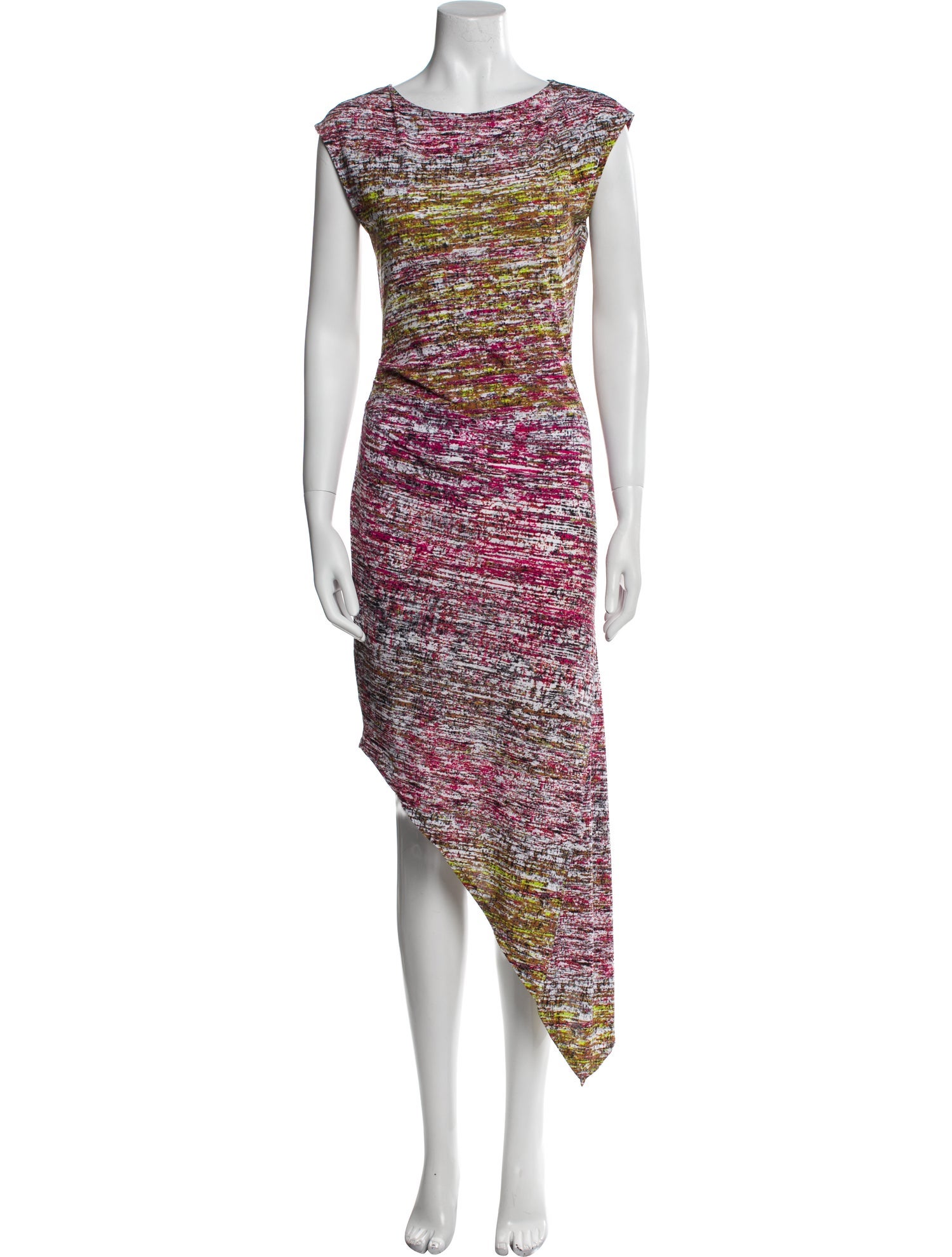 Max Mara Printed Long Dress