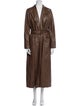 Max Mara Lamb Leather Trench Coat