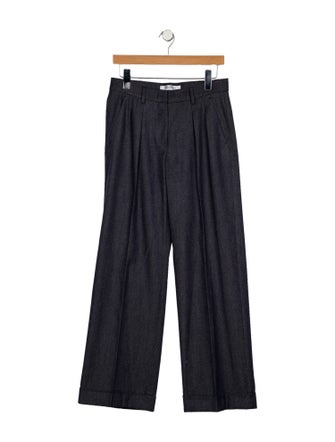 Max Mara Mid-Rise Wide Leg Jeans