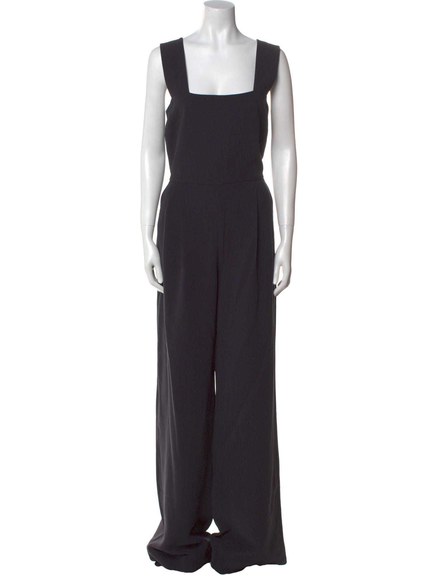 Max Mara Wool Square Neckline Jumpsuit